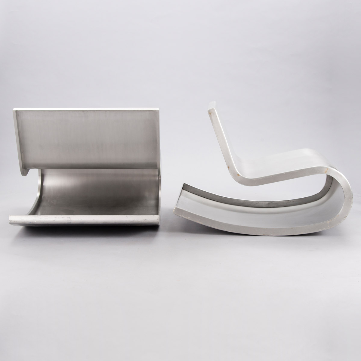 Aluminum chair by Petra Majantie ja Siri Viherheimo.